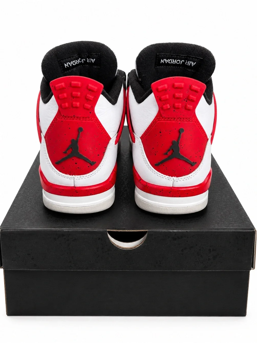 Jordan Men’s Sneakers in White, Red & Black (worn once)